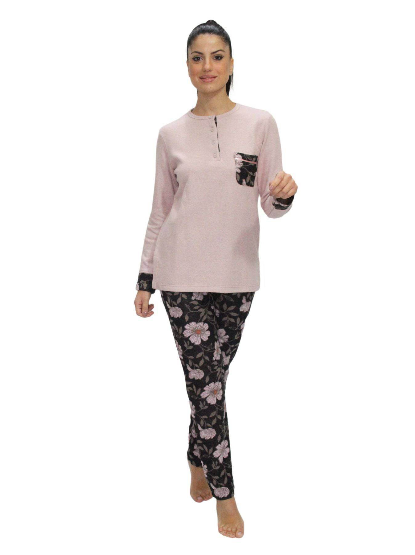 Pigiama Serafino Donna I2306 Fida - evabiancheria